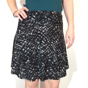 Flirty Black & White Skirt